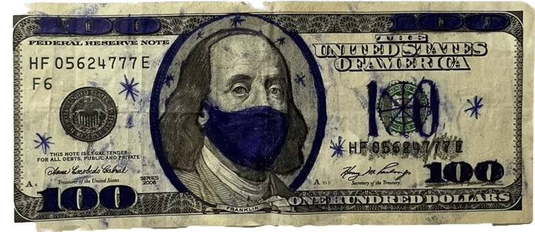 испорченные доллары